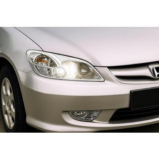 Cubiertas de Faros Cromadas (2 uds, plastico) Honda Civic Sedan VII 2001-2006 foto 1