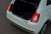 Fiat 500/500L 2013-2022 Protector de parachoques trasero 3D/Cabrio (OmsaLine, acero inoxidable) foto 8