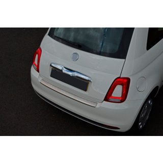Protector de parachoques trasero 3D/Cabrio (OmsaLine, acero inoxidable) Fiat 500/500L 2013-2022 foto 4