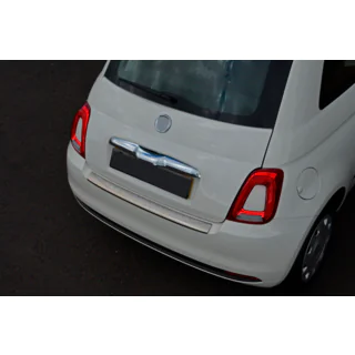 Protector de parachoques trasero 3D/Cabrio (OmsaLine, acero inoxidable) Fiat 500/500L 2013-2022 foto 4
