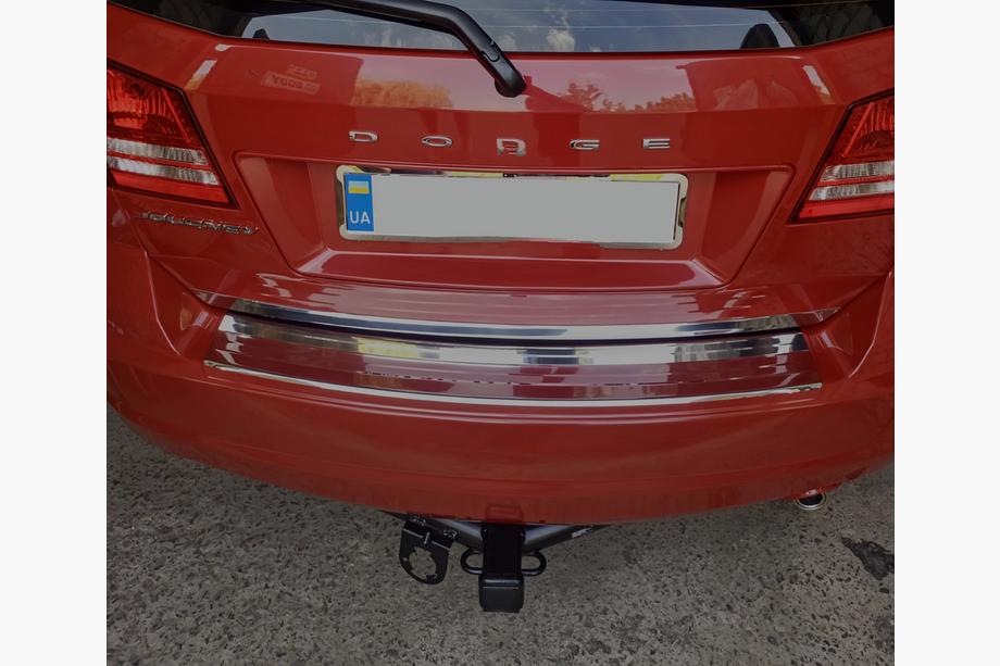 Fiat Freemont 2011-2016 Protector de Parachoques Trasero Carmos Acero Inoxidable Image