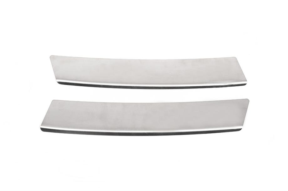 Hyundai I-30 2012-2017 Protector de parachoques trasero con borde Natanika (acero inoxidable) Image