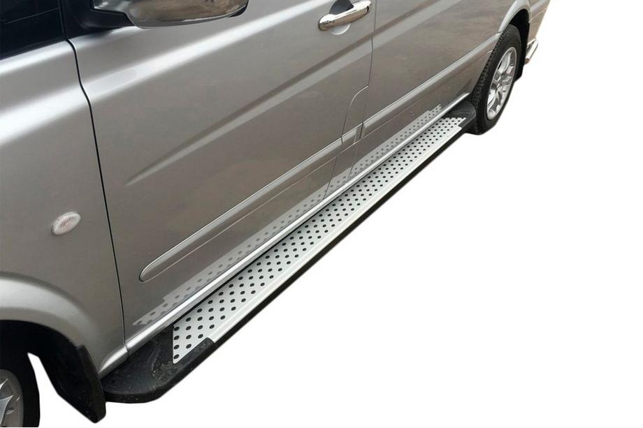 Mercedes Vito/V-class W447 2014- Estribos laterales Allmond Grey (2 uds., aluminio) Image