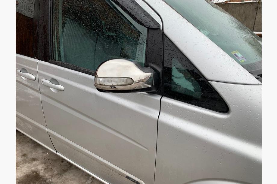 Mercedes Viano 2004-2014 Cubiertas de Espejos Acero Inoxidable (2004-2010, Viano, 2 uds) Foto 3