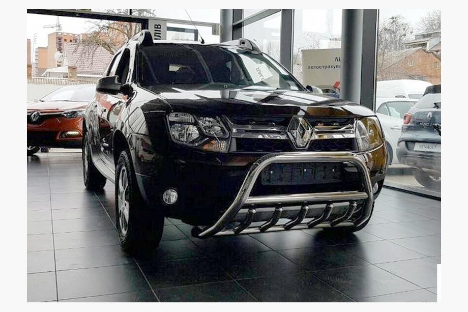 Renault Duster 2008–2017 Defensa delantera sin logotipo WT003 (acero inoxidable) Foto 7