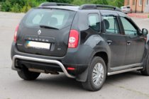 Renault Duster 2008–2017 Barra trasera soporte (acero inoxidable) foto 1