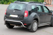 Renault Duster 2008–2017 Barra trasera soporte (acero inoxidable) foto 1