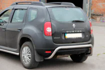 Renault Duster 2008–2017 Barra trasera soporte (acero inoxidable) foto 3