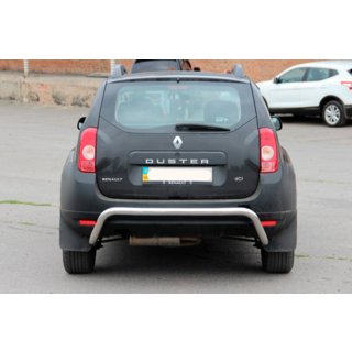 Barra trasera soporte (acero inoxidable) Renault Duster 2008–2017 foto 2