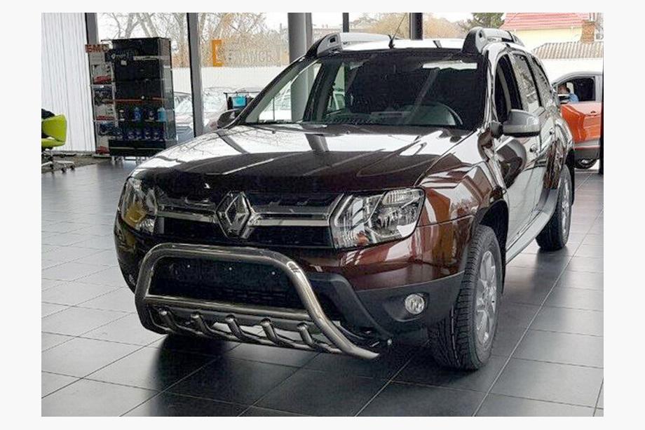Dacia Duster 2008-2018 Defensa delantera sin logotipo WT003 (acero inoxidable) Foto 7