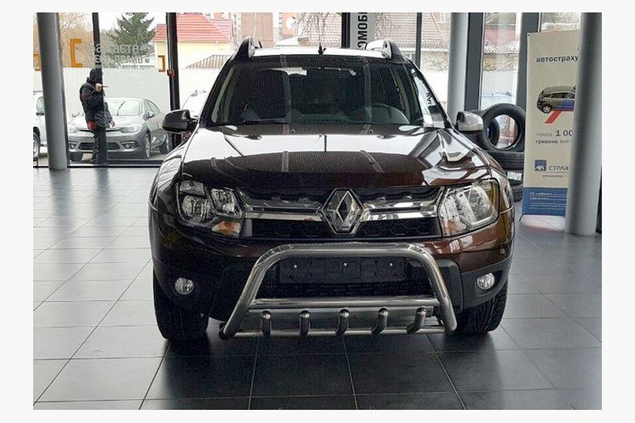Dacia Duster 2008-2018 Defensa delantera sin logotipo WT003 (acero inoxidable) Foto 8