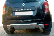 Dacia Duster 2008-2018 Barra trasera soporte (acero inoxidable) foto 4