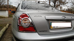 Hyundai Elantra (XD) 2000-2011 Cubiertas Cromadas para Luces Traseras (2 uds, plastico) foto 4