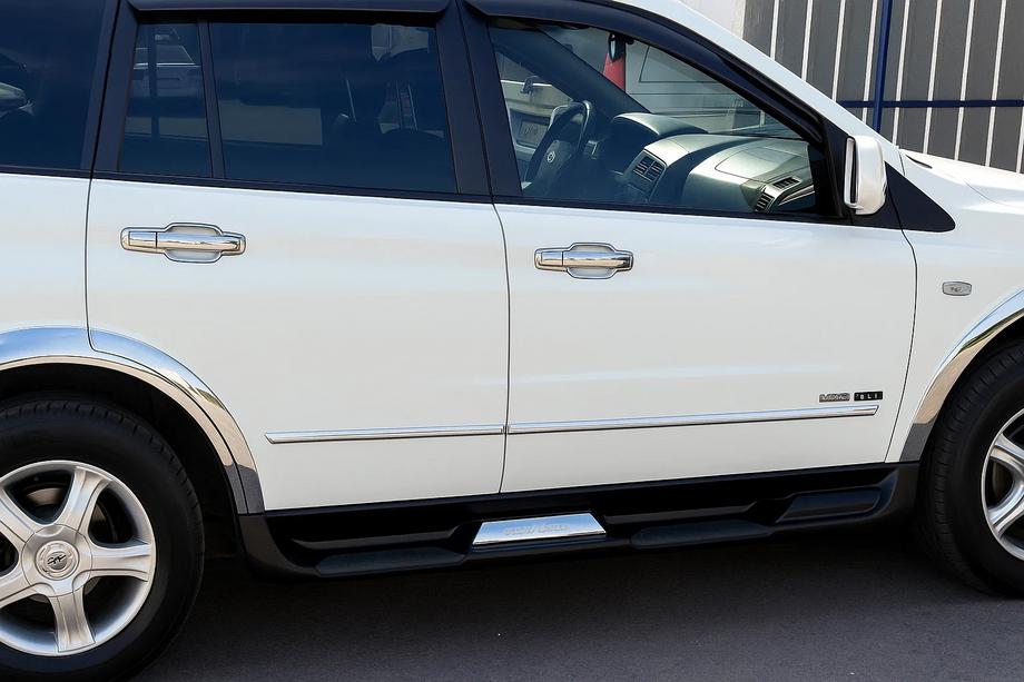 SsangYong Action 2005-2018 Cubiertas Cromadas para Manijas de Puerta (4 uds, plástico) Image