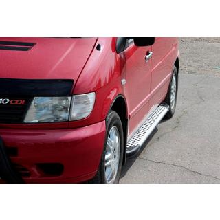 Estribos Laterales Allmond Grey (2 uds., Aluminio) Mercedes Vito W638 1996-2003 foto 4