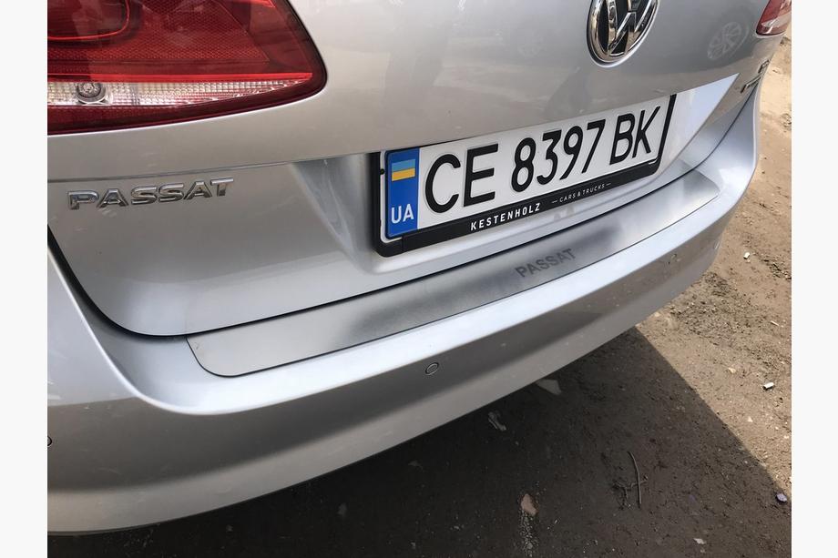 Volkswagen Passat B7 2012-2015 Protector de Parachoques Trasero Nataniko (Acero Inoxidable) Sedán Foto 5