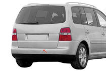 Volkswagen Touran 2003-2010 Protector de parachoques trasero OmsaLine (acero inoxidable) foto 3