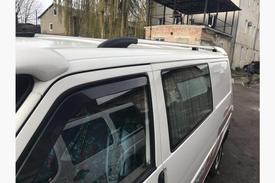 Volkswagen T4 Caravelle/Multivan 1990–2003 Barras de Techo Cromo DORA (Fijacion Metalica) Foto 4