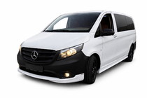 Mercedes Vito/V-class W447 2014- Lip delantero de parachoques tuning (para pintar) foto 1