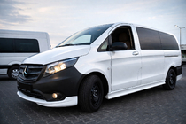 Mercedes Vito/V-class W447 2014- Lip delantero de parachoques tuning (para pintar) foto 2