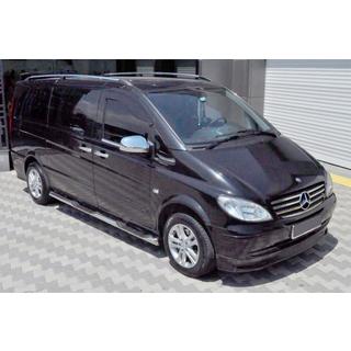 Tubos Laterales (2 uds., Acero Inoxidable) Mercedes Vito W639 2004-2014 foto 1