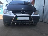 Mercedes Vito W639 2004-2014 Defensa Delantera 60mm Acero Inoxidable foto 2