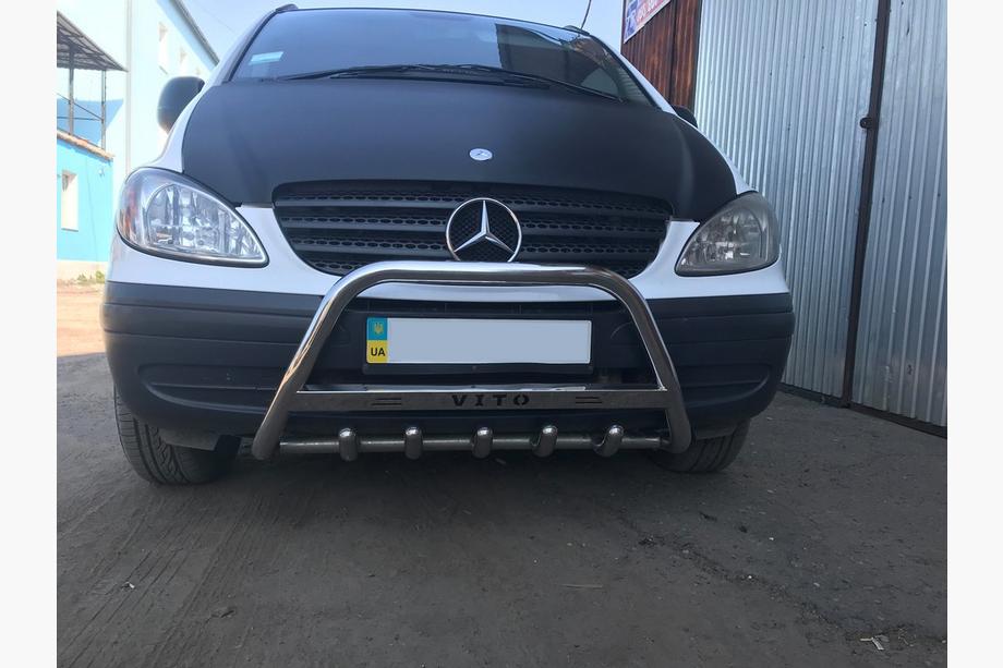 Mercedes Vito W639 2004-2014 Defensa Delantera 60mm Acero Inoxidable sin inscripción, 2004-2010, 60mm Foto 2