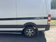 Volkswagen Crafter 2006-2016 Aletines anchos (4 uds, negros) foto 17