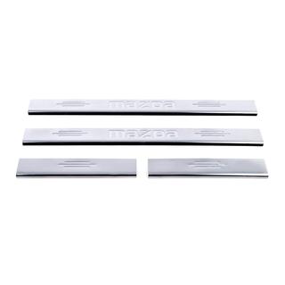 Cubierta de estriberas Carmos (4 uds, acero inoxidable) V-1 Mazda 6 2003-2008 foto 2