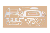 Mercedes Sprinter W901/902/903/904/905 1995–2006 Cubiertas de tablero (Meric) para cdi 2000-2006 Aluminio foto 6