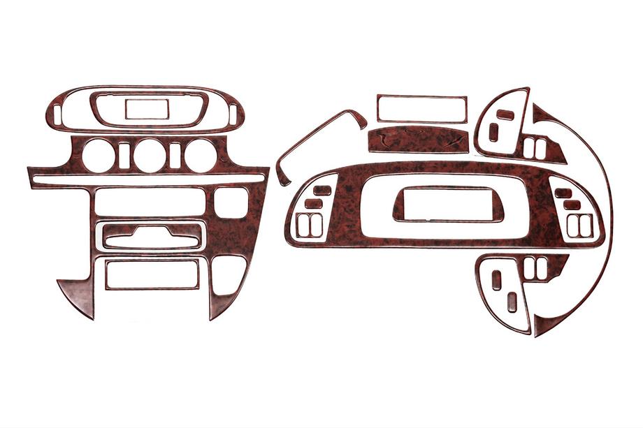 Mercedes Sprinter W901/902/903/904/905 1995–2006 Cubiertas de tablero (Meric) para cdi 2000-2006 Aluminio Image