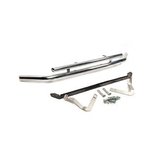 Defensa frontal doble tubo 60/48mm acero inoxidable foto 4