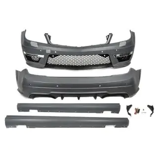 Kit de carrocería C63 AMG Mercedes C-class W204 2007-2015 foto 2