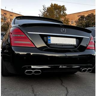 Colas de escape AMG S65 Mercedes S-сlass W221 2005-2013 foto 2
