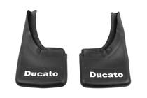 Fiat Ducato 2006-2025 Guardabarros Premium a medida con hendiduras (2 uds) foto 2