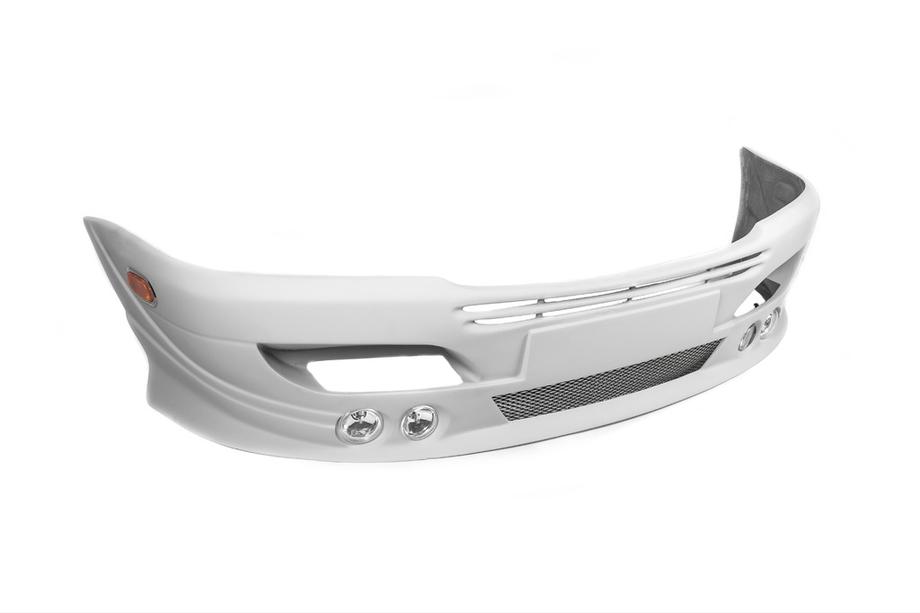 Mercedes Sprinter W901/902/903/904/905 1995–2006 Moldura para paragolpes delantero 4 faros (CDI, para pintar) Foto 4