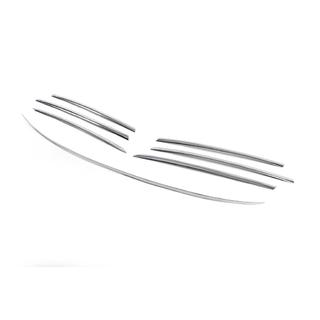 Embellecedores cromados para marco de parrilla (2000-2002, 7 piezas, acero inoxidable) Mercedes Sprinter W901/902/903/904/905 1995–2006 foto 3