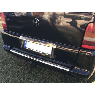 Protector de parachoques trasero (Carmos V1, acero inoxidable) Mercedes Vito W638 1996-2003 foto 2