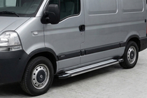 Nissan Interstar 2002-2010 Estribos Laterales Rainbow (2 uds., Aluminio) foto 1