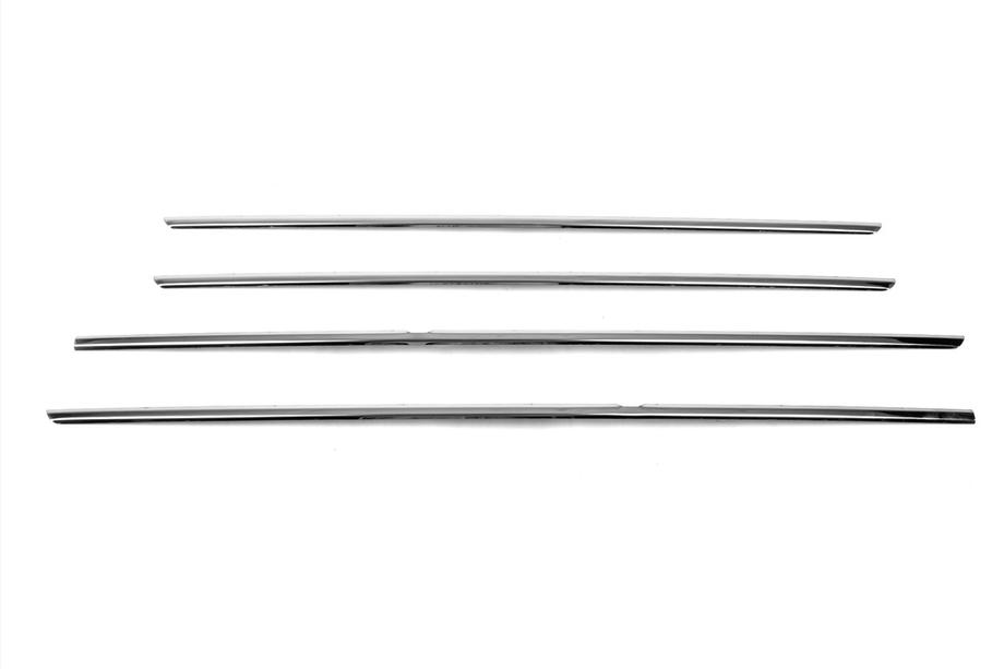 Mercedes E-class W124 1984–1997 Molduras de ventanas acero inoxidable (4 uds) Foto 6