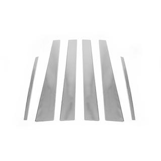 Molduras de Acero Inoxidable para Pilares de Puerta (6 uds) Mitsubishi L200 2006-2015 foto 3