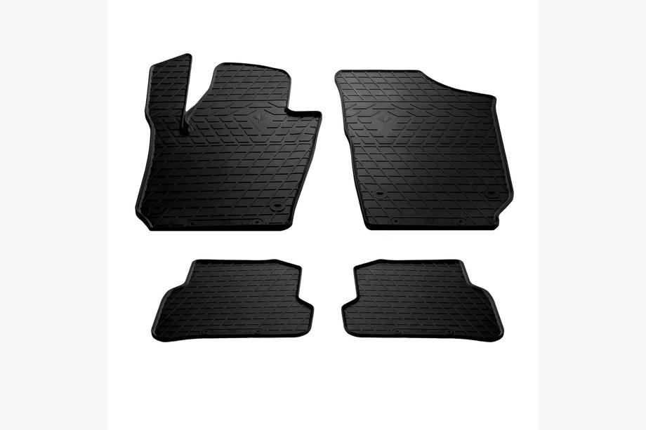 Volkswagen Polo 2010-2017 Alfombrillas de goma HB (4 uds, Stingray Premium) Image