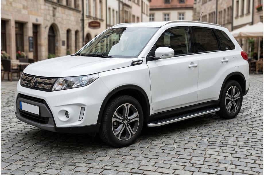 Suzuki Vitara 2015- Estribos Laterales Tayga Grey (2 uds., Aluminio) Image
