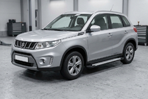 Suzuki Vitara 2015- Estribos laterales Allmond Grey (2 uds., aluminio) foto 1