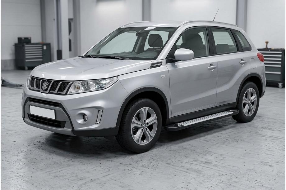 Suzuki Vitara 2015- Estribos laterales Allmond Grey (2 uds., aluminio) Image