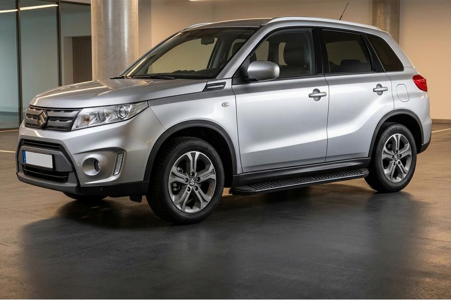 Suzuki Vitara 2015- Estribos Laterales Tayga Black (2 uds., Aluminio) Image