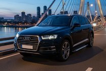 Audi Q7 2015–2026 Estribos Laterales Line (2 uds., Aluminio) foto 1