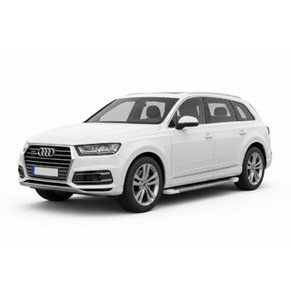 Estribos Laterales Allmond White (2 uds., Aluminio) Audi Q7 2015–2026 foto 1