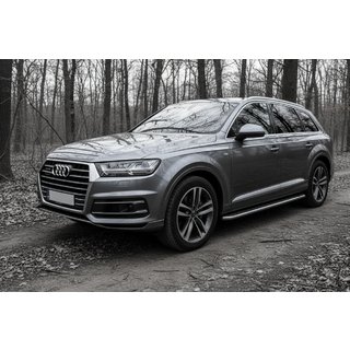 Estribos Laterales Maydos V2 (2 uds., Aluminio y Acero Inoxidable) Audi Q7 2015–2026 foto 1