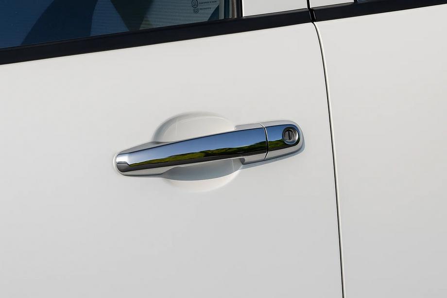 Mitsubishi L200 2006-2015 Cubiertas de Manijas Cromadas (4 uds., Acero Inoxidable) Carmos - Acero Inoxidable Turco Image